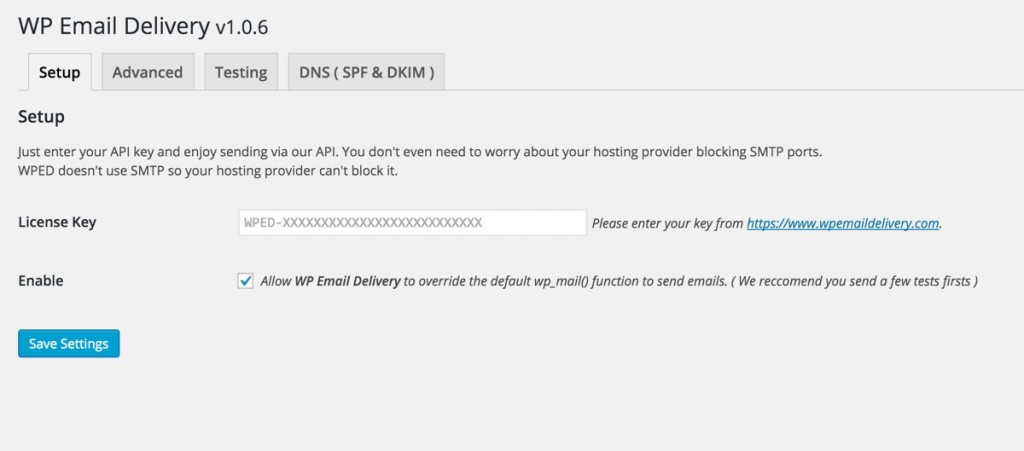 wp-email-delivery-setup